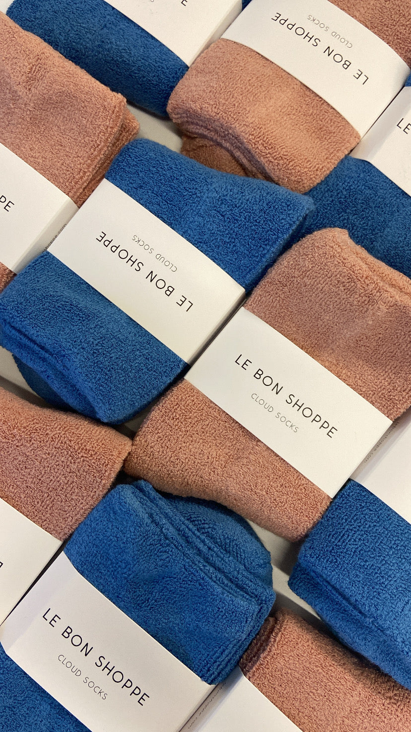Le Bon Shoppe Cloud Socks in Mulberry