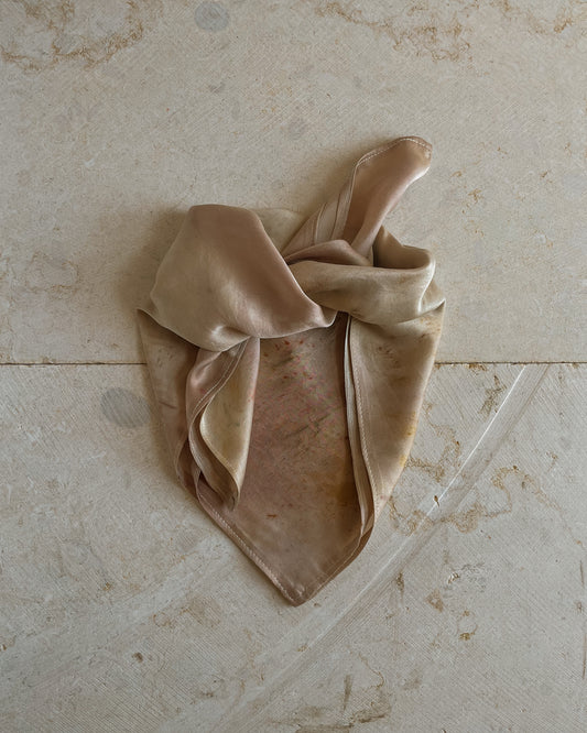 Botanical Inks Organic Peace Silk Plant Dyed Bandana