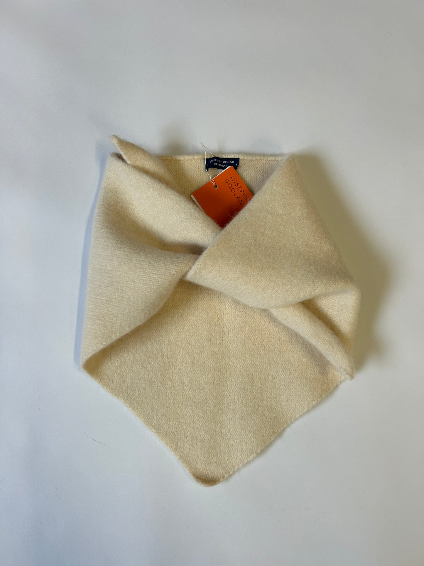 Merino Neckerchief in Chalk White