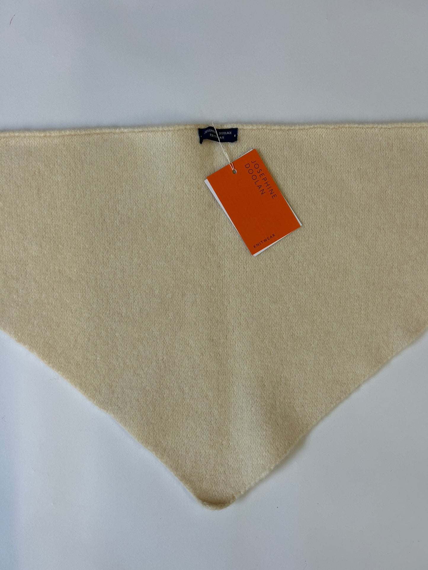 Merino Neckerchief in Chalk White