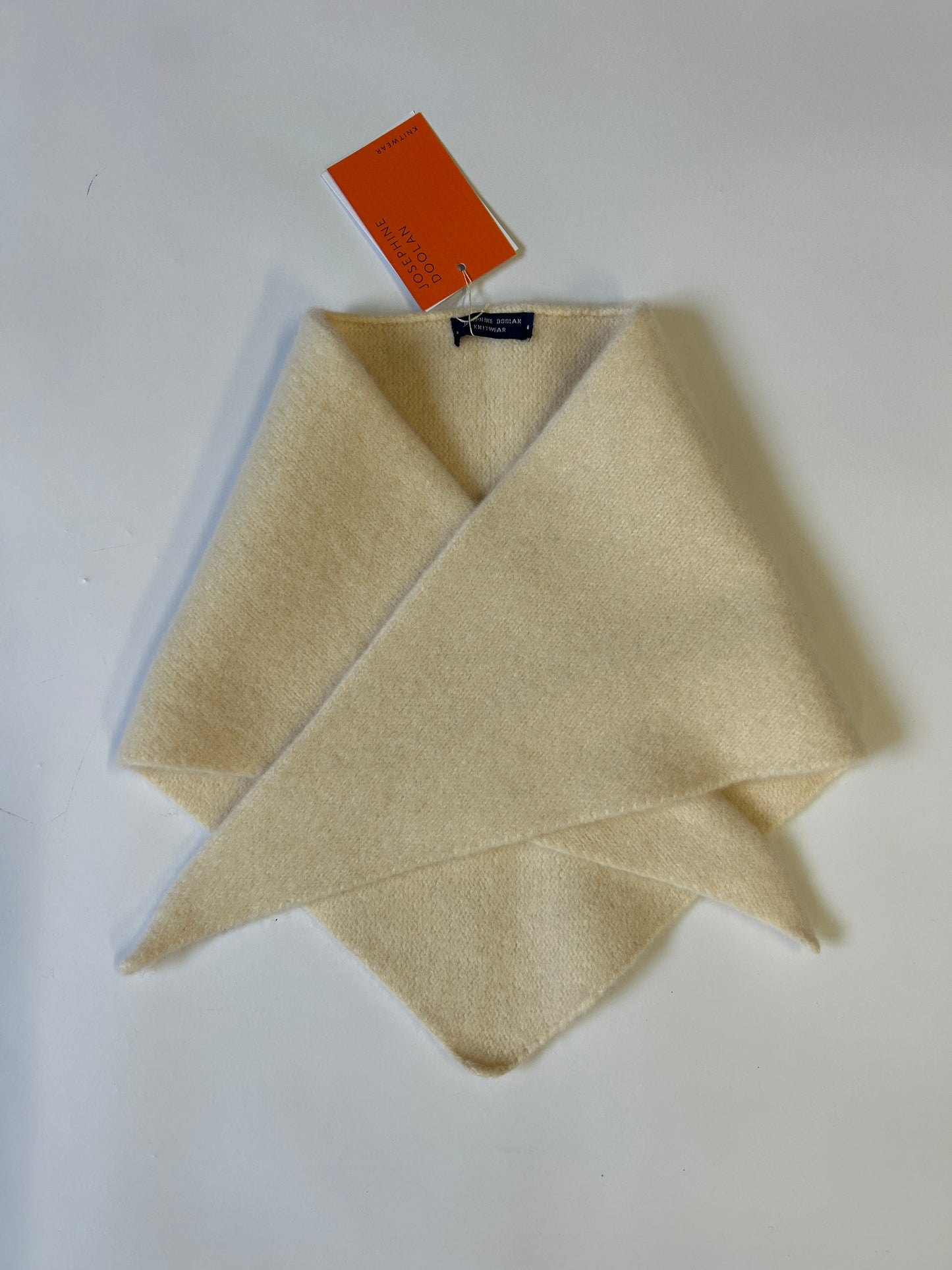 Merino Neckerchief in Chalk White