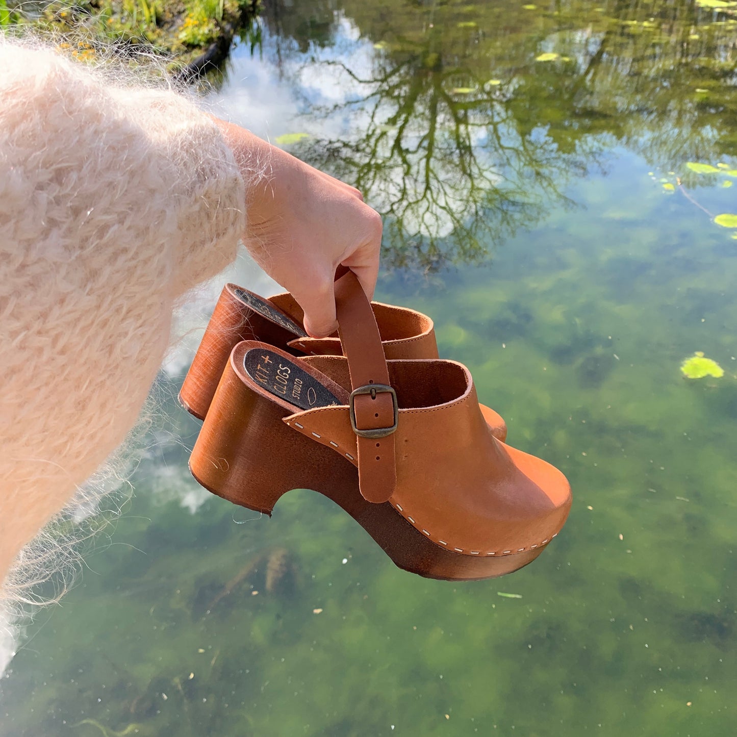 Cumin Platform Klassisk Clog with Strap