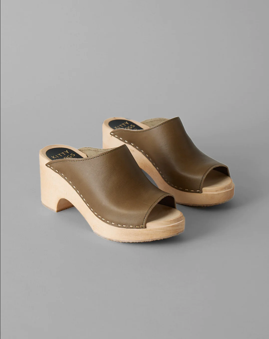 Moss Platform Sol Clog