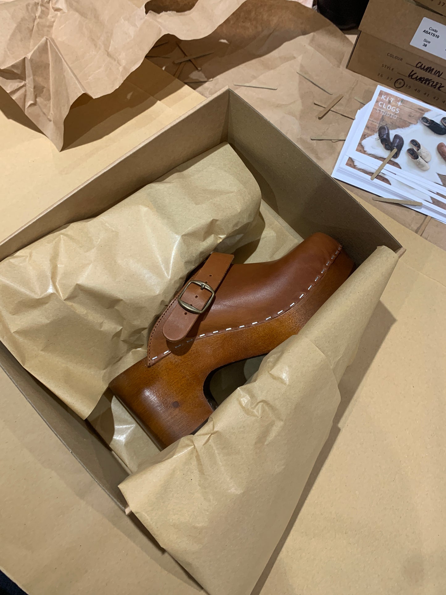 Cumin Platform Klassisk Clog with Strap