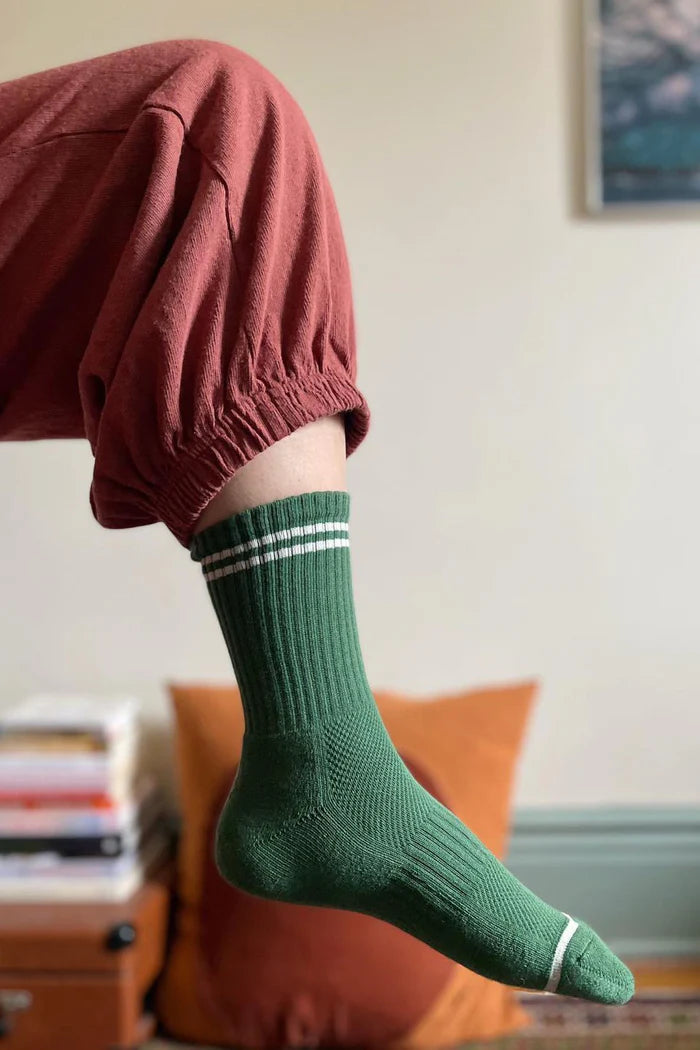 Le Bon Shoppe Boyfriend Socks Moss Green