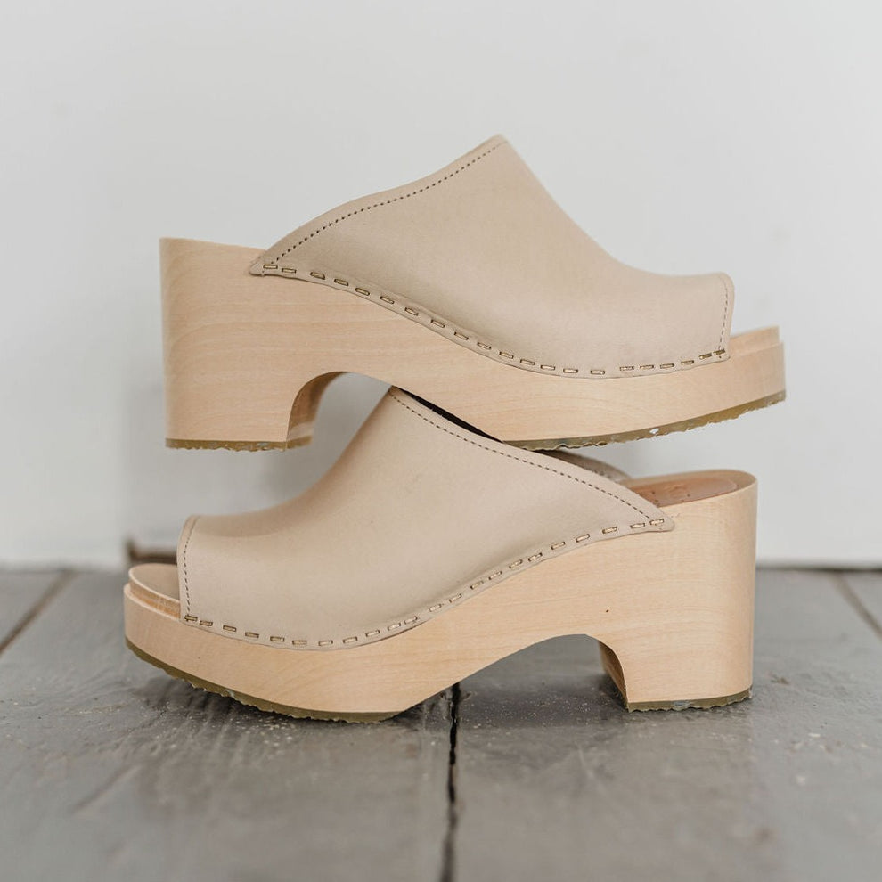 Natural Platform Sol Clog – KIT + CLOGS STUDIO