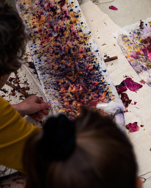 WORKSHOP | Billynou | Make A Bundle Dyed Silk Scarf