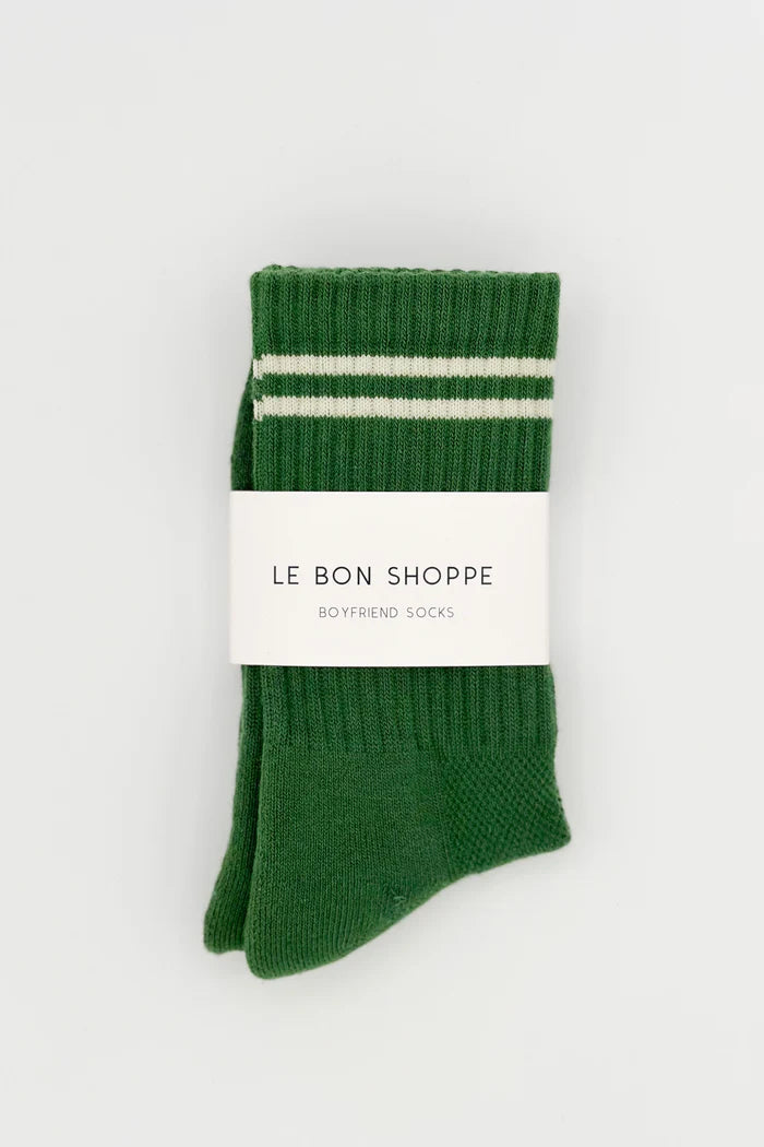 Le Bon Shoppe Boyfriend Socks Moss Green