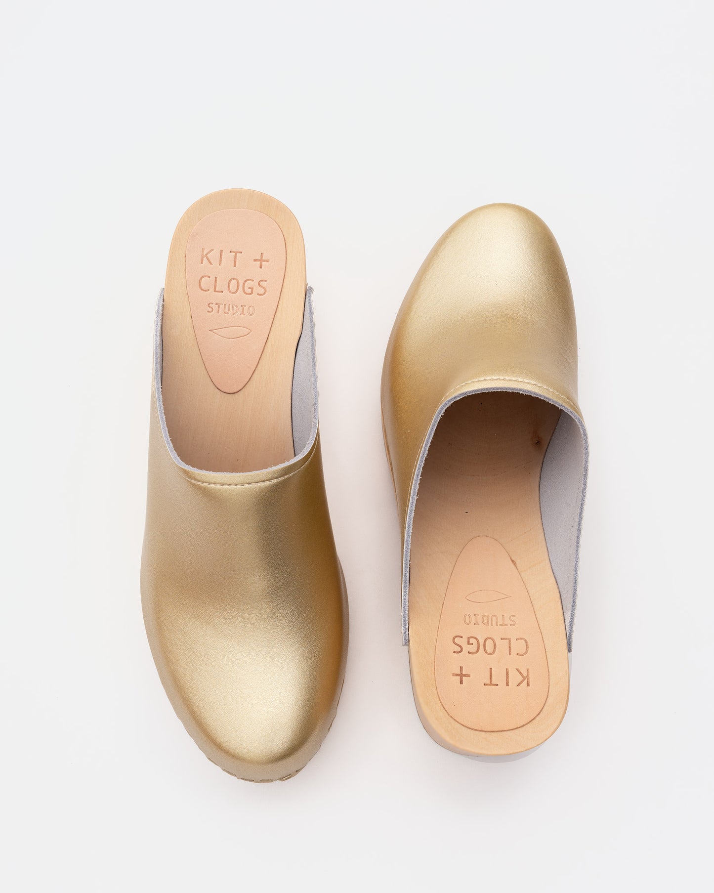 Champagne Platform Klassisk Clog