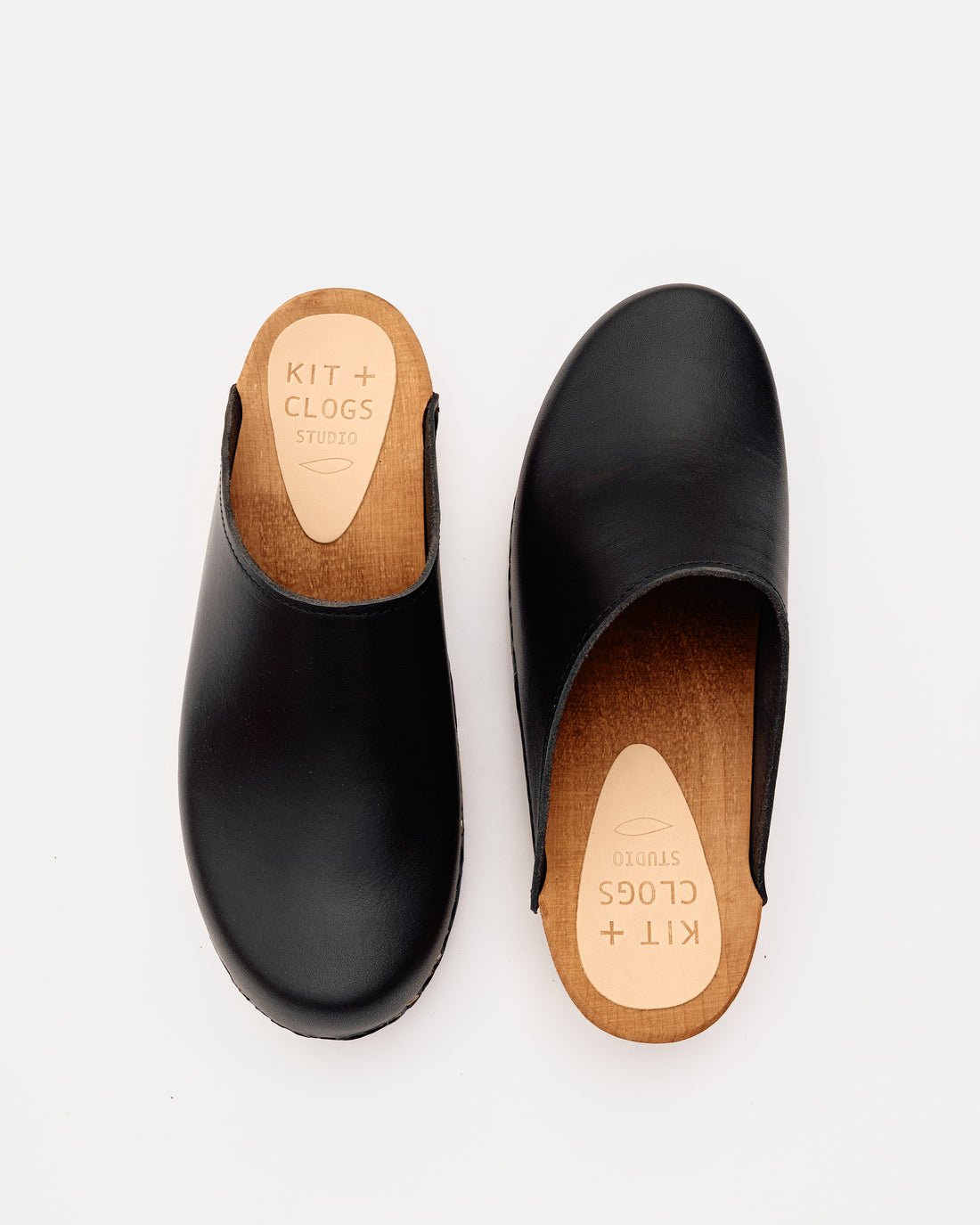Kit Clogs Black Classic Wooden Clog – KIT + CLOGS STUDIO