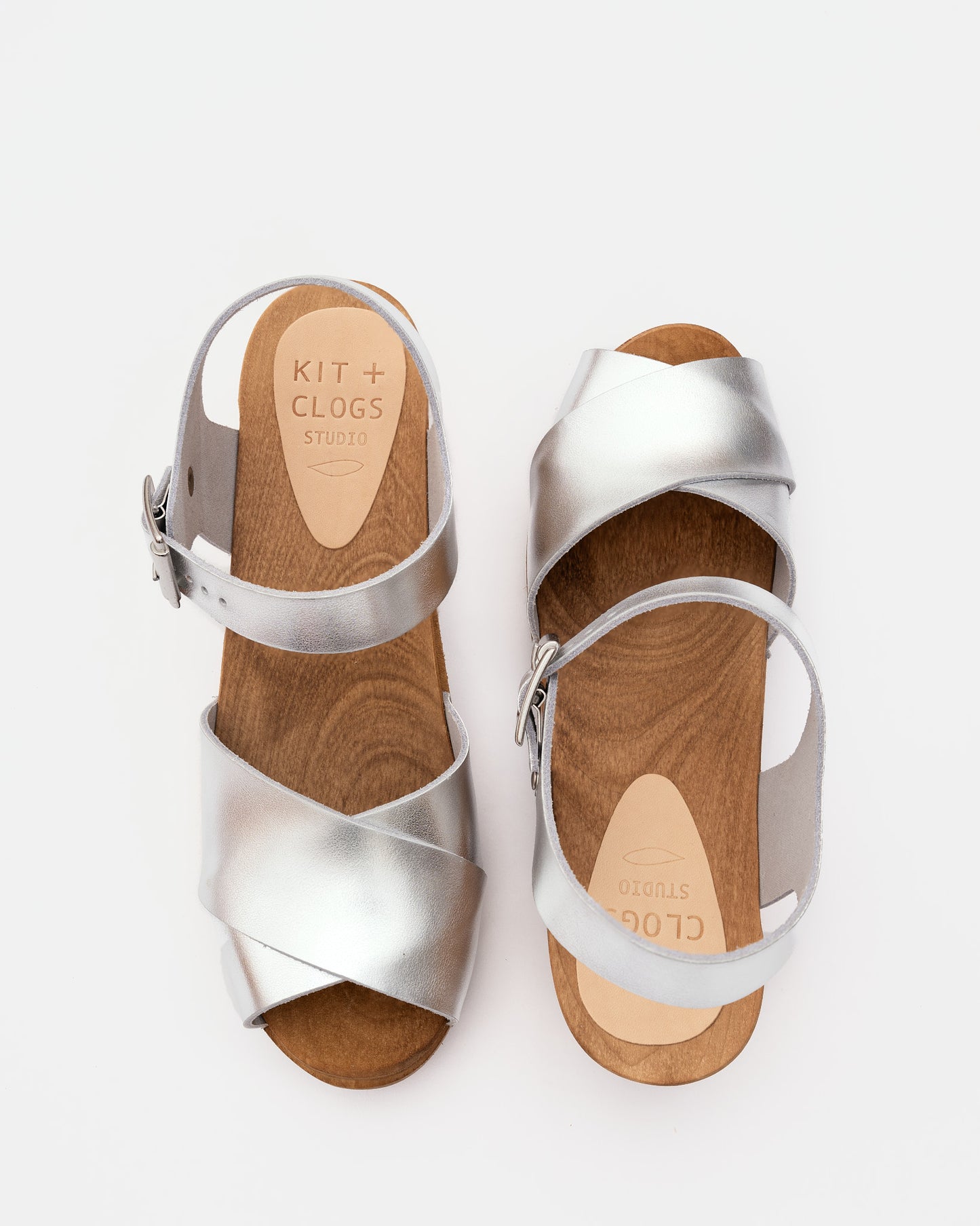 Silver Mid Dansare Clog