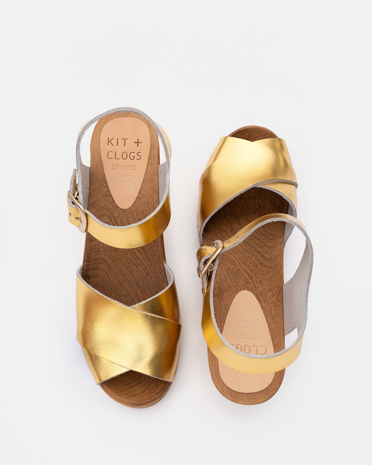 Gold Mid Dansare Clog