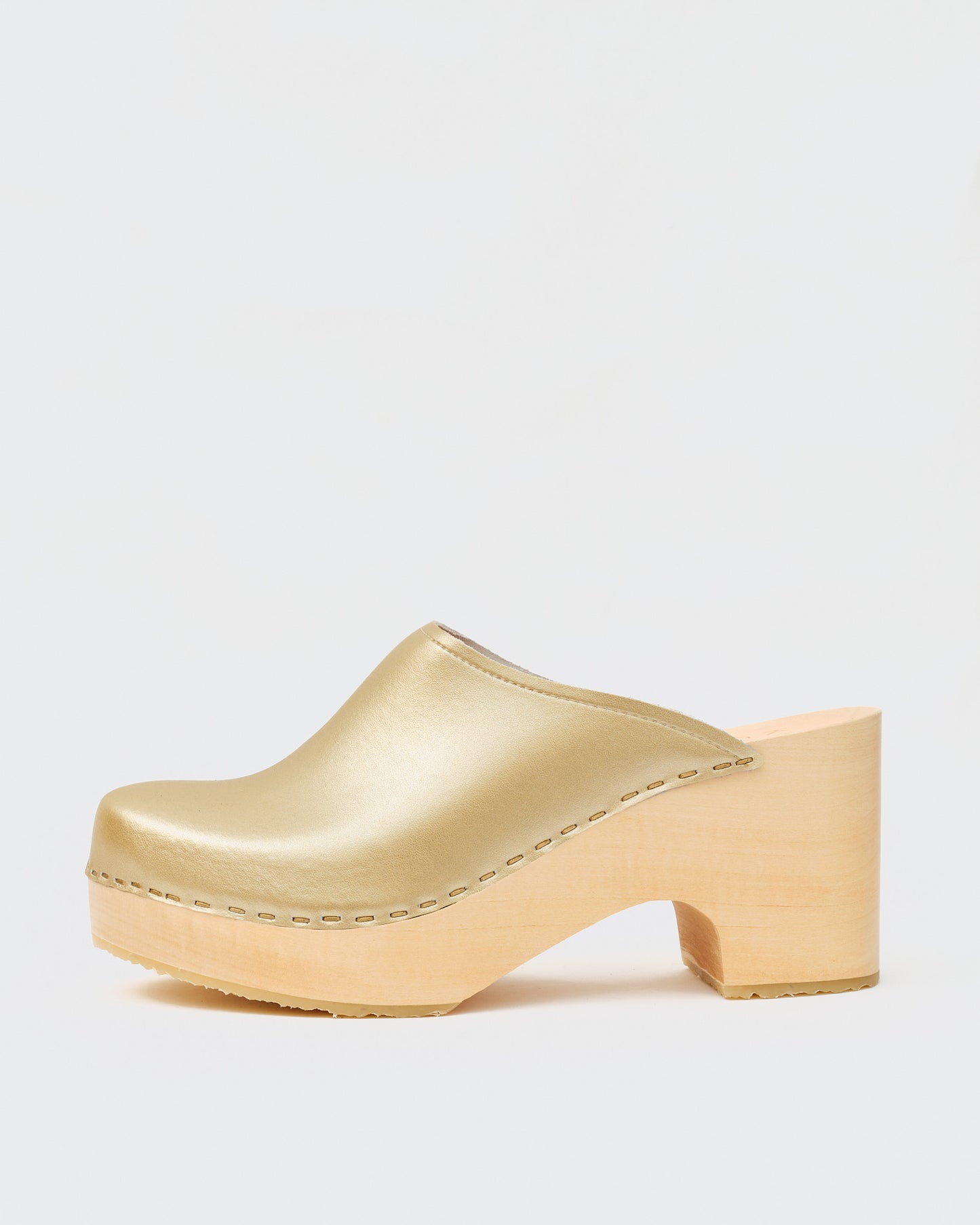 Champagne Platform Klassisk Clog