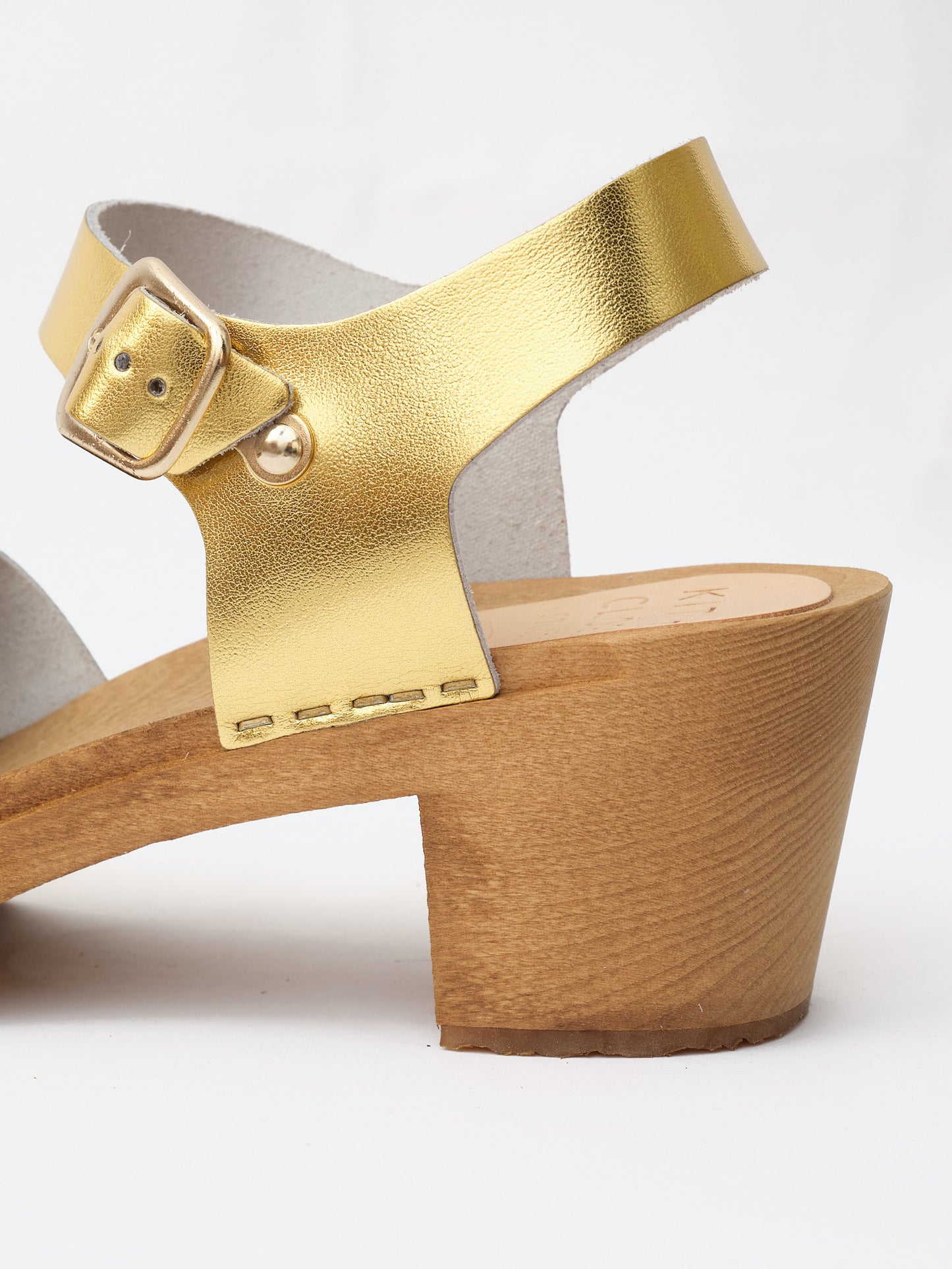 Gold Mid Dansare Clog