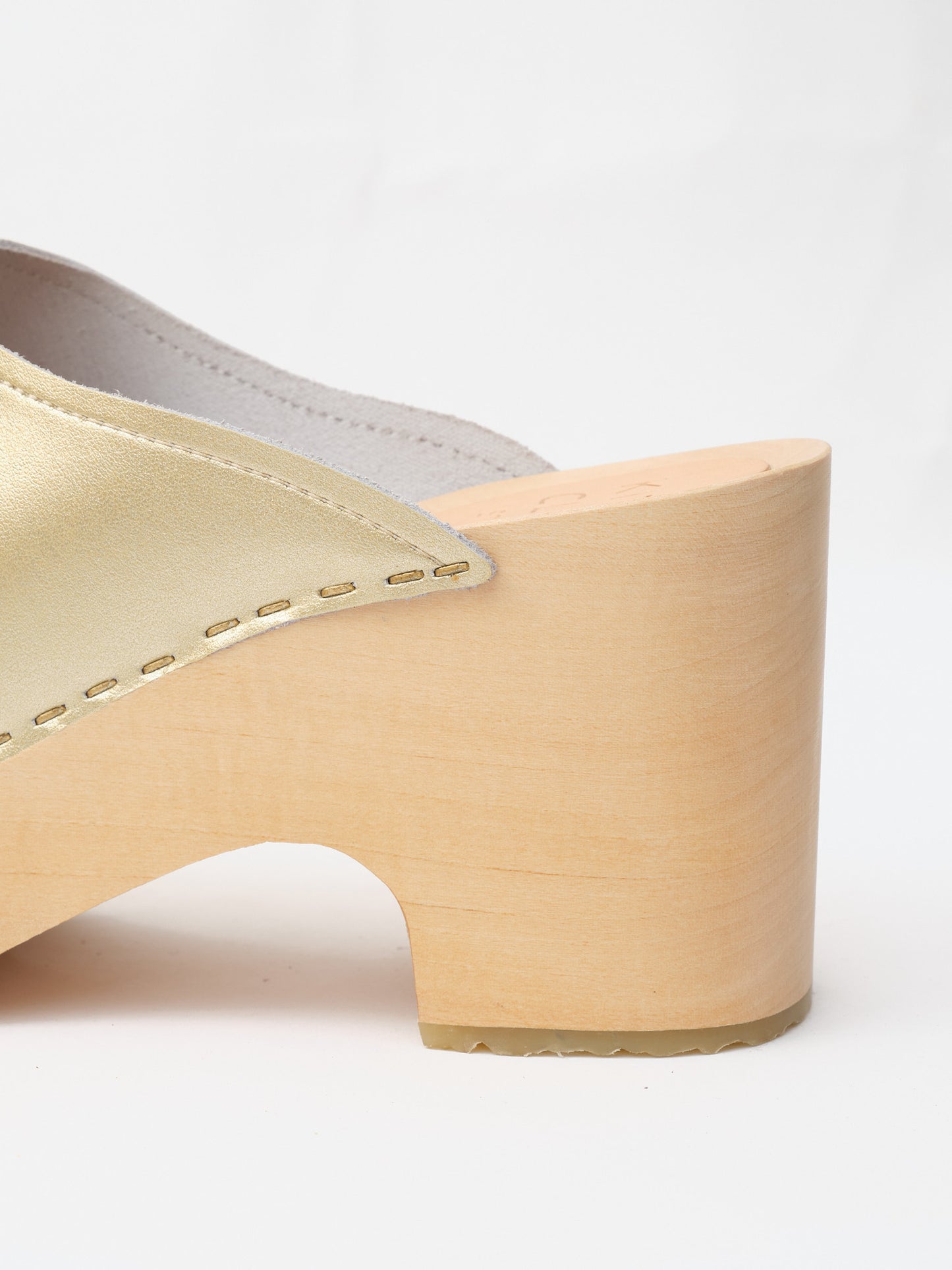 Champagne Platform Klassisk Clog
