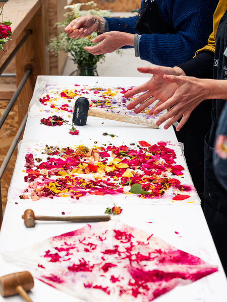 WORKSHOP | Billynou | Make A Bundle Dyed Silk Scarf