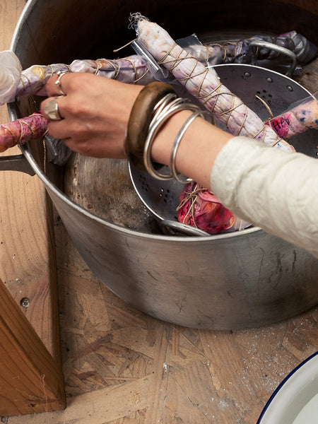 WORKSHOP | Billynou | Make A Bundle Dyed Silk Scarf