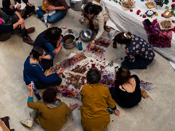 WORKSHOP | Billynou | Make A Bundle Dyed Silk Scarf