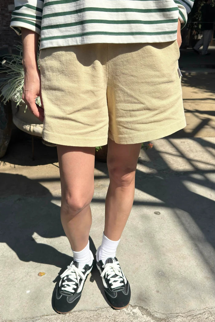Flared Basketball Shorts - Butter