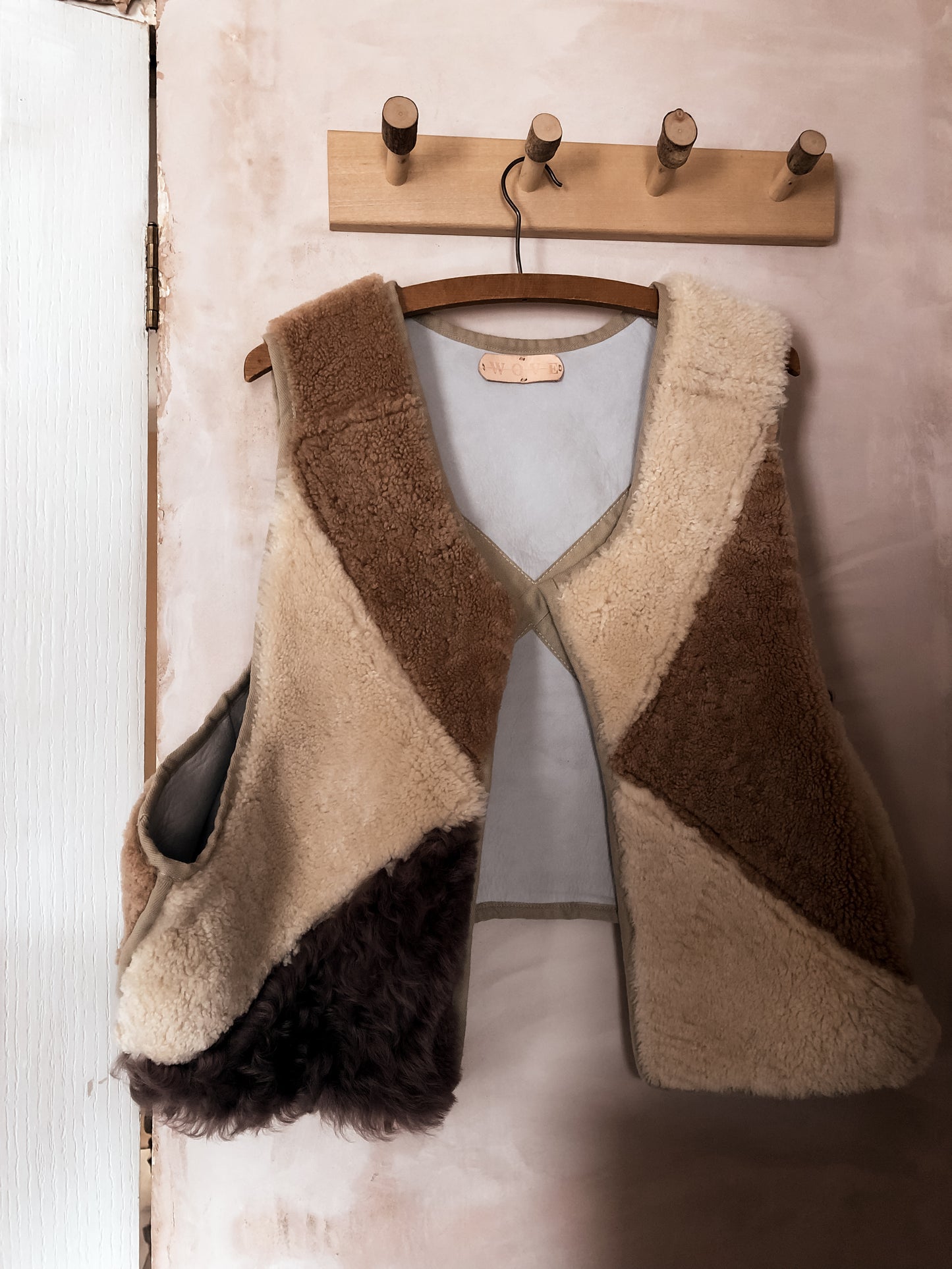 Handmade One-Of-A-Kind Sheepskin Waistcoats