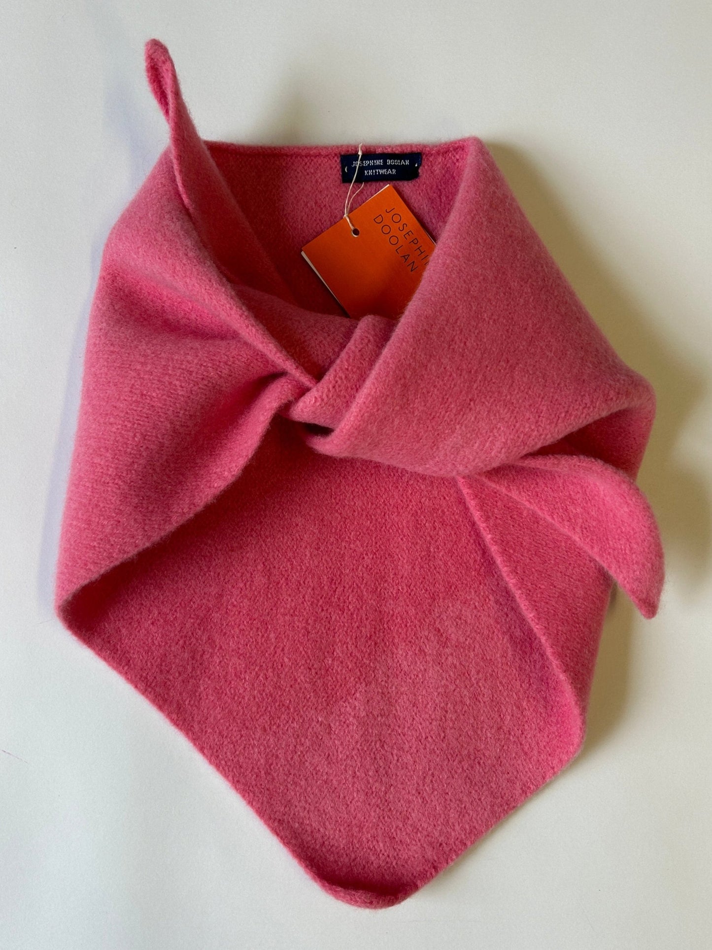 Merino Neckerchief in Parsons Pink