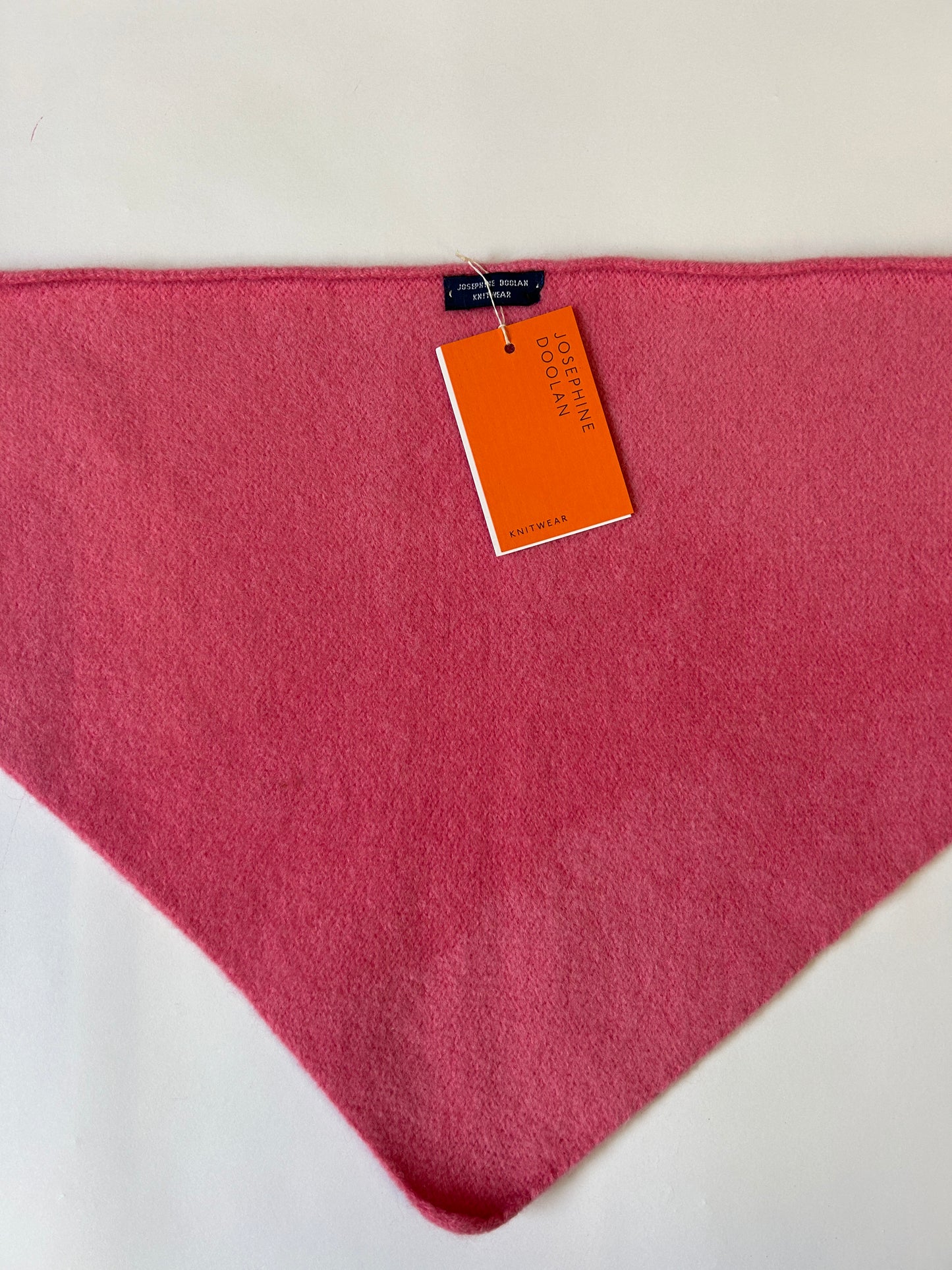 Merino Neckerchief in Parsons Pink