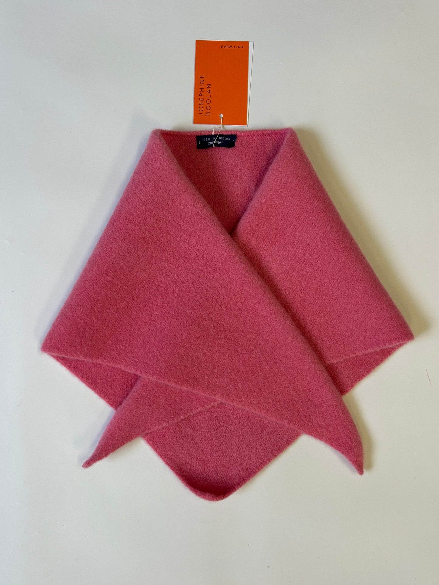 Merino Neckerchief in Parsons Pink