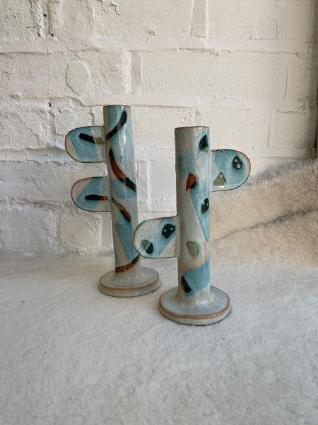 Handmade Ceramic Candlestick by Common Clay