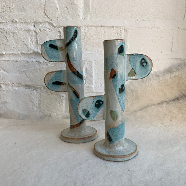 Handmade Ceramic Candlestick by Common Clay