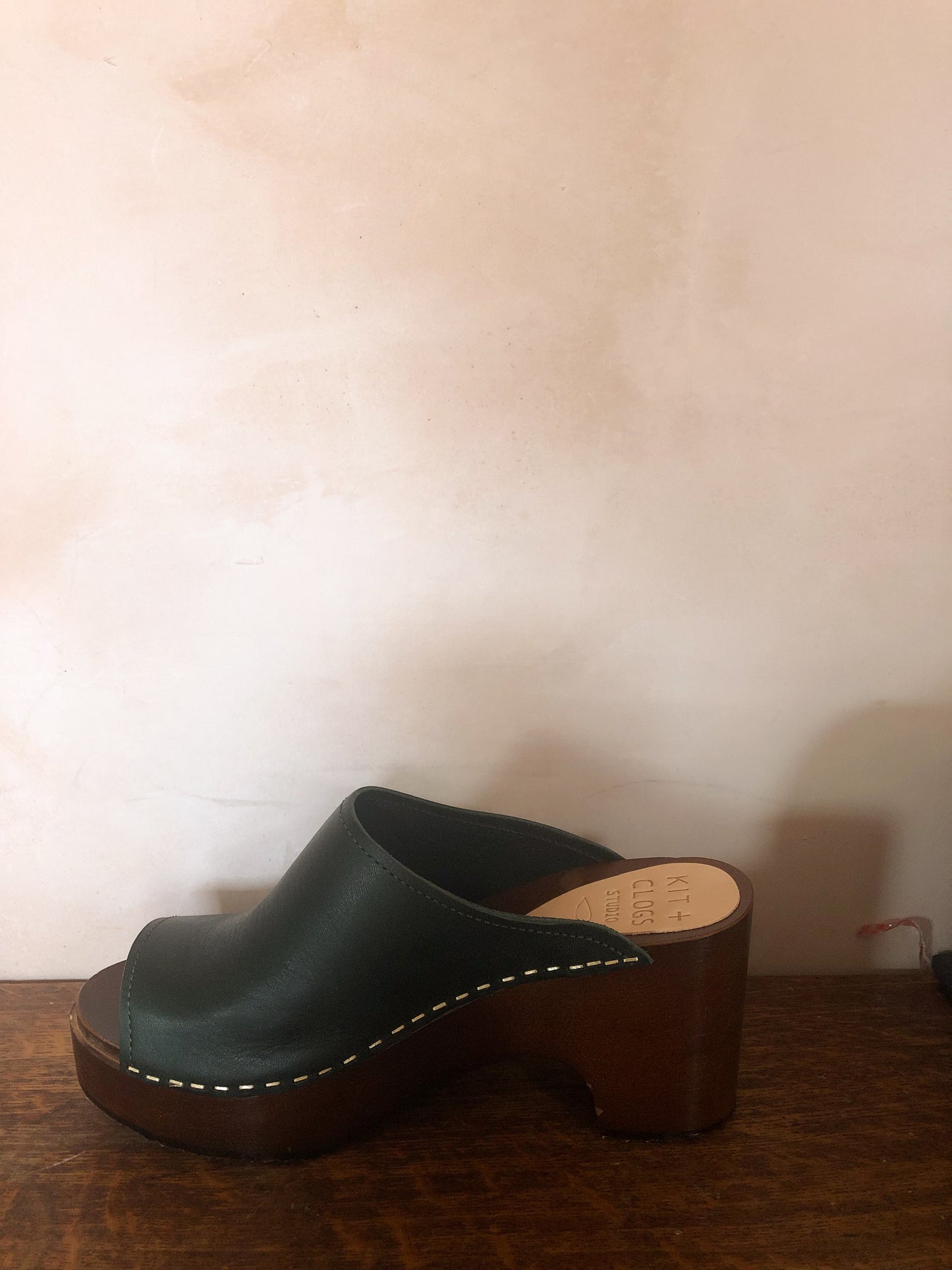 Emerald Platform Sol Clog