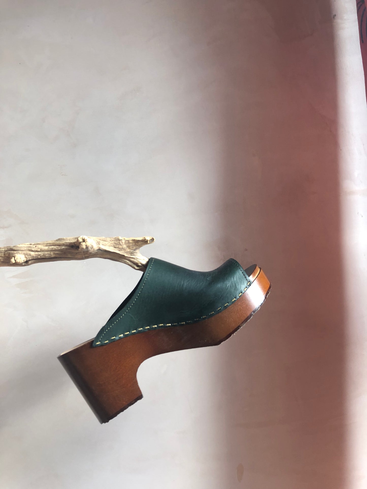 Emerald Platform Sol Clog