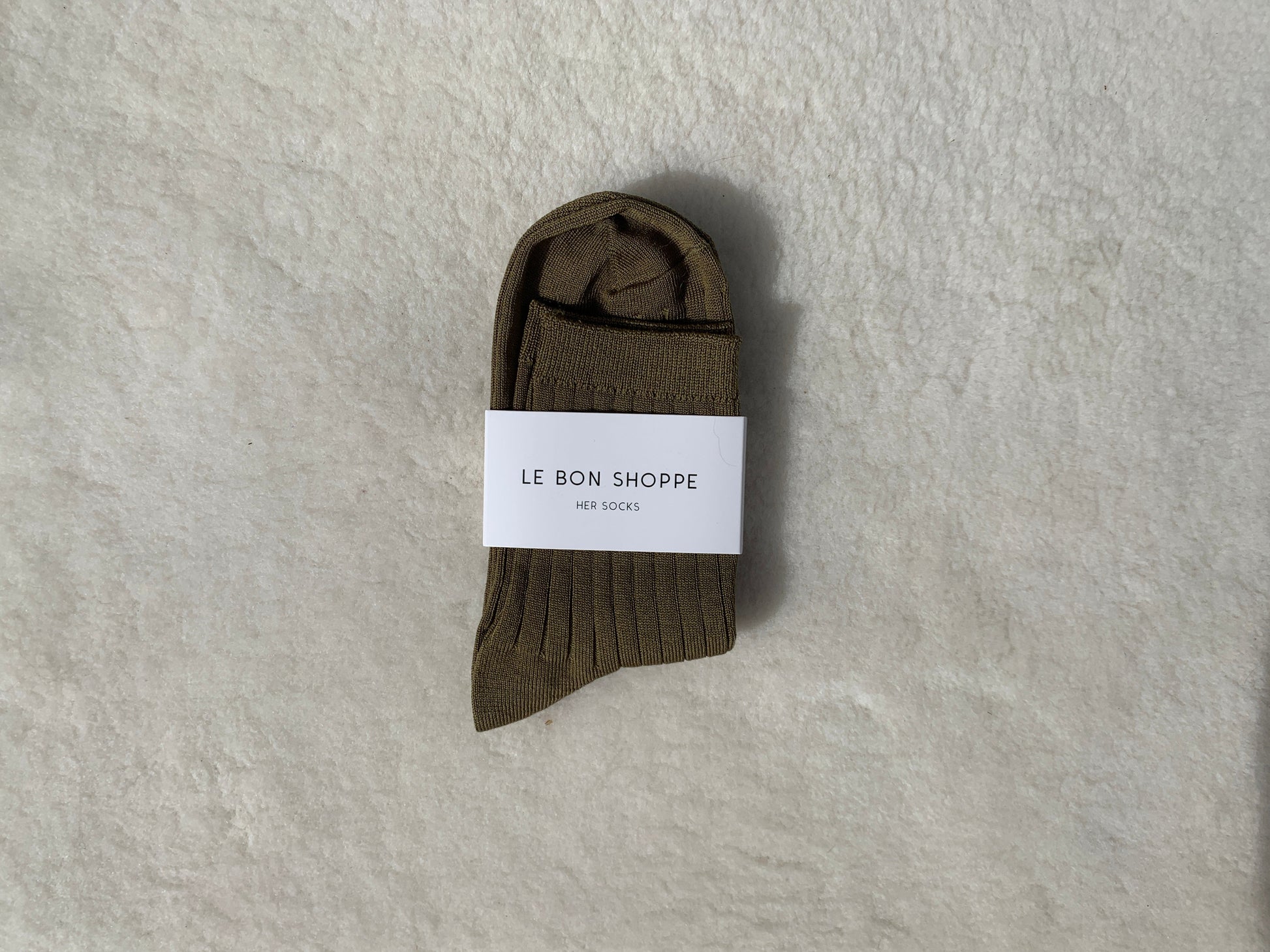 her socks in pesto by le bon shoppe
