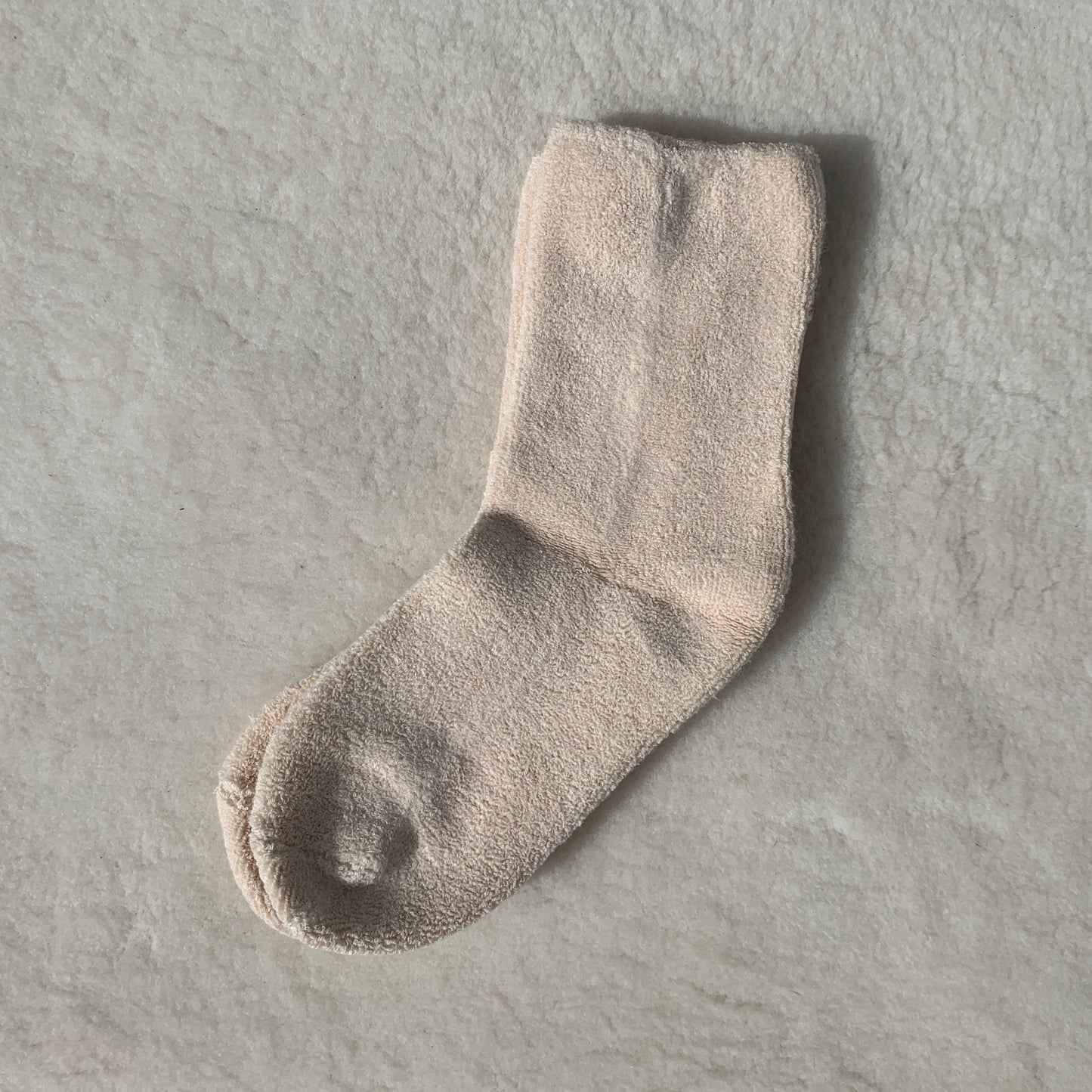 cloud socks in ecru by le bon shoppe