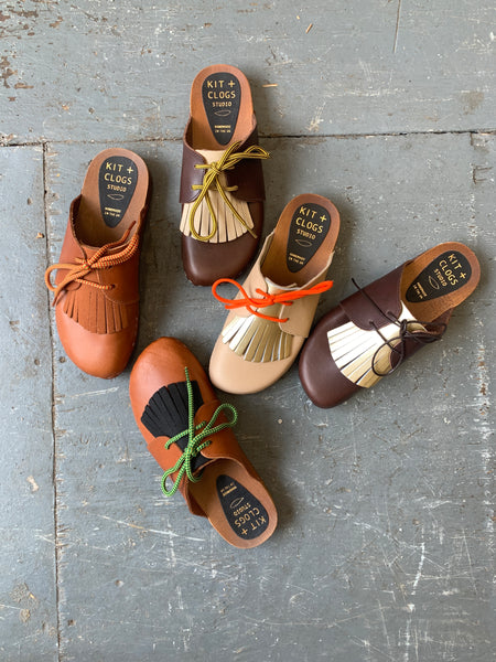 loaf clogs hiker laces mix + match