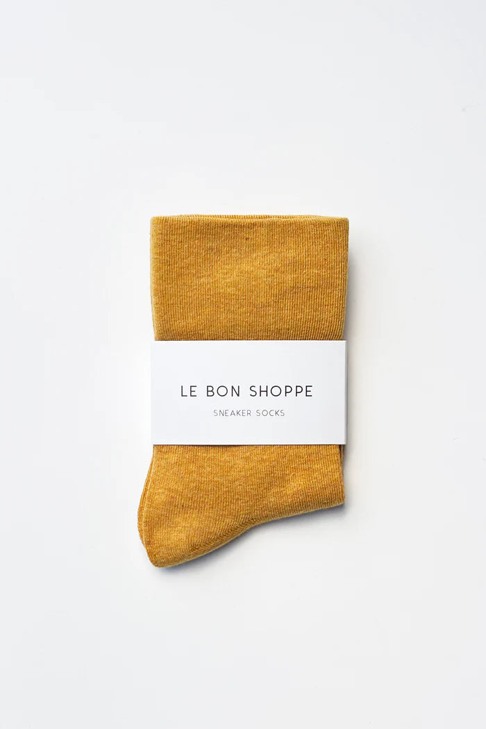Le Bon Shoppe Sneaker Socks in Marigold
