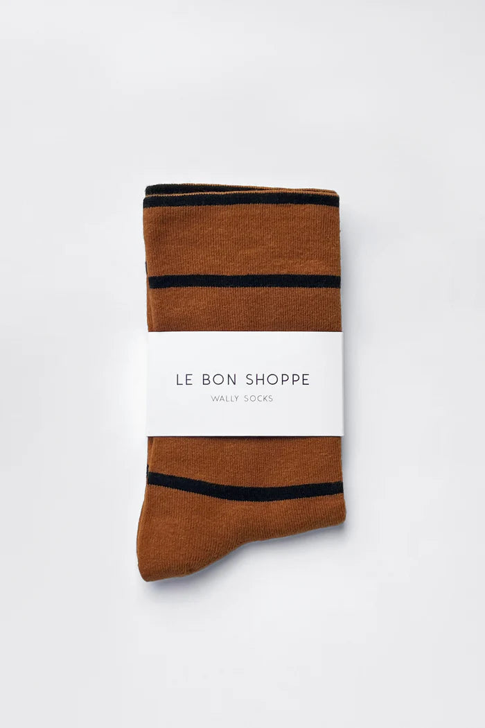 Le Bon Shoppe Wally Socks in Camel