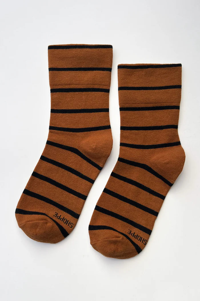 Le Bon Shoppe Wally Socks in Camel