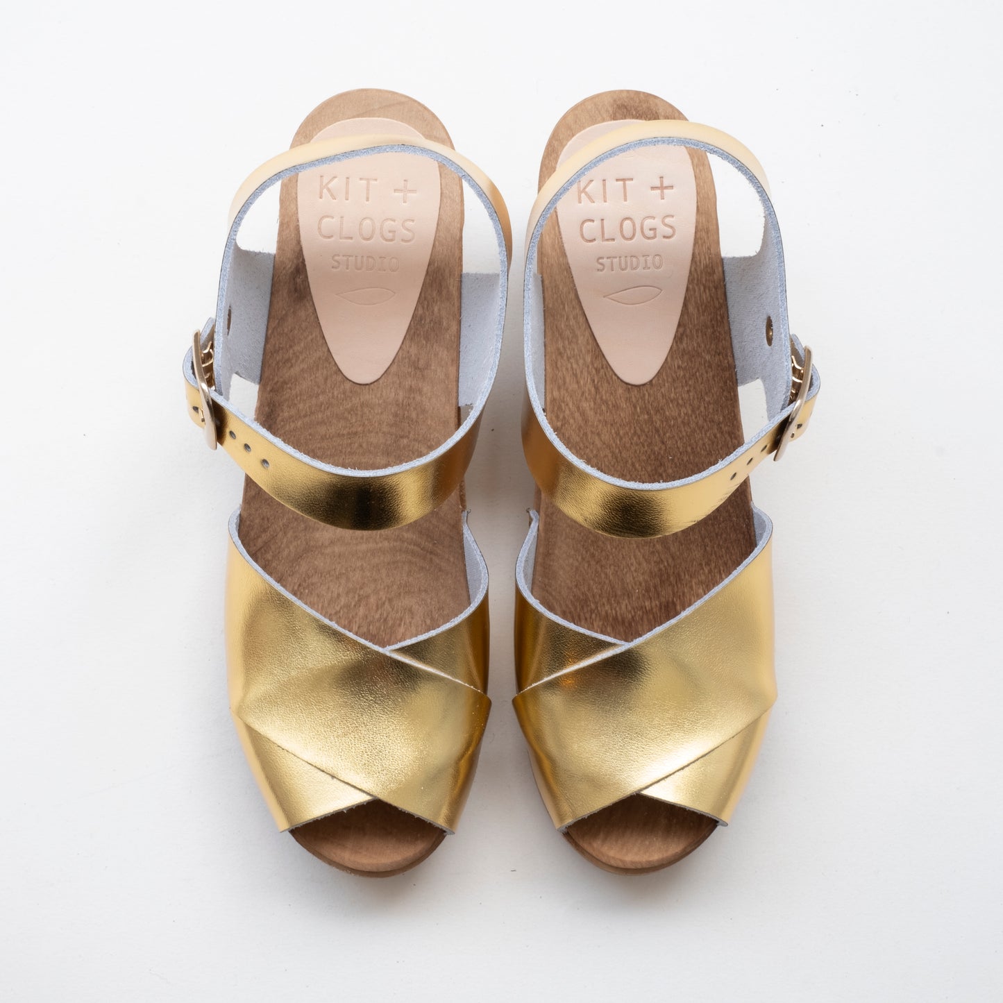 Gold Mid Dansare Clog