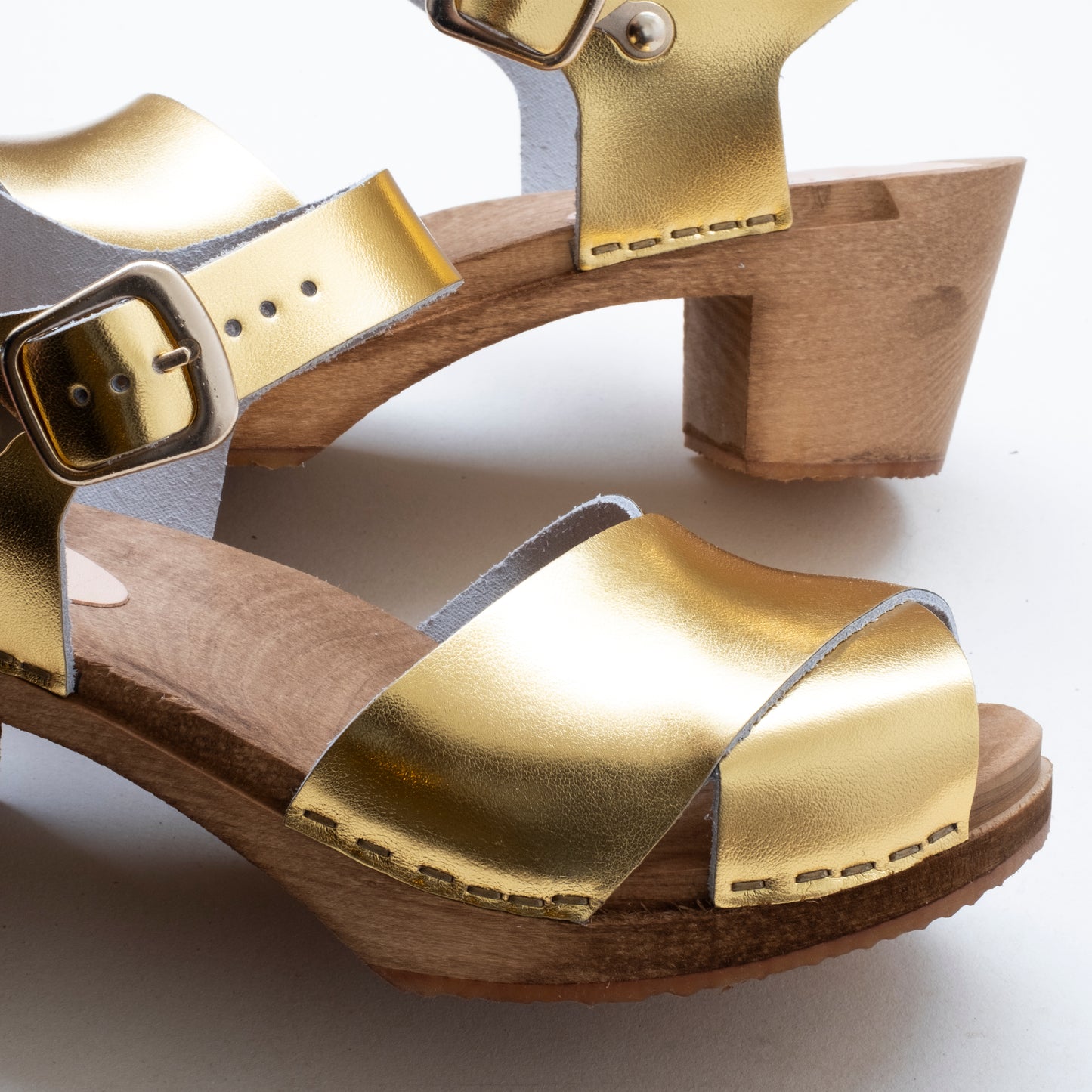 Gold Mid Dansare Clog