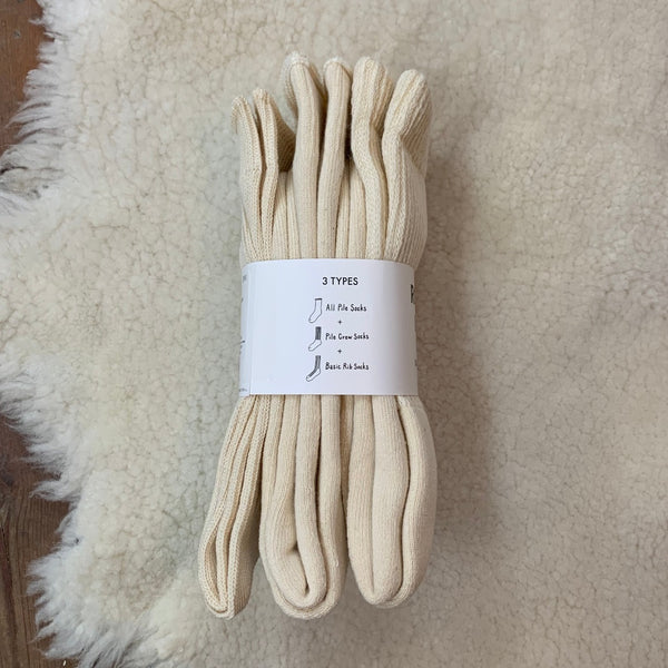 ECRU DAILY 3 PACK OF SOCKS ROTOTO