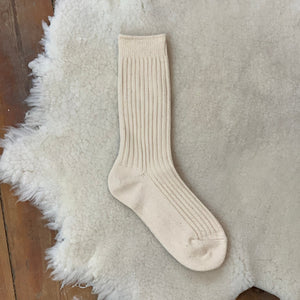 ecru cotton socks rototo