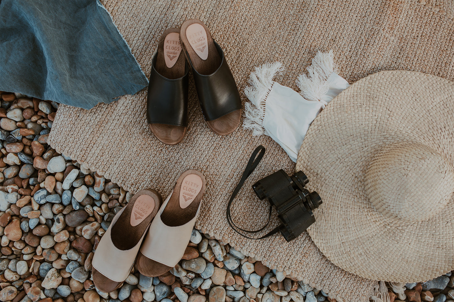low heel clog sandal