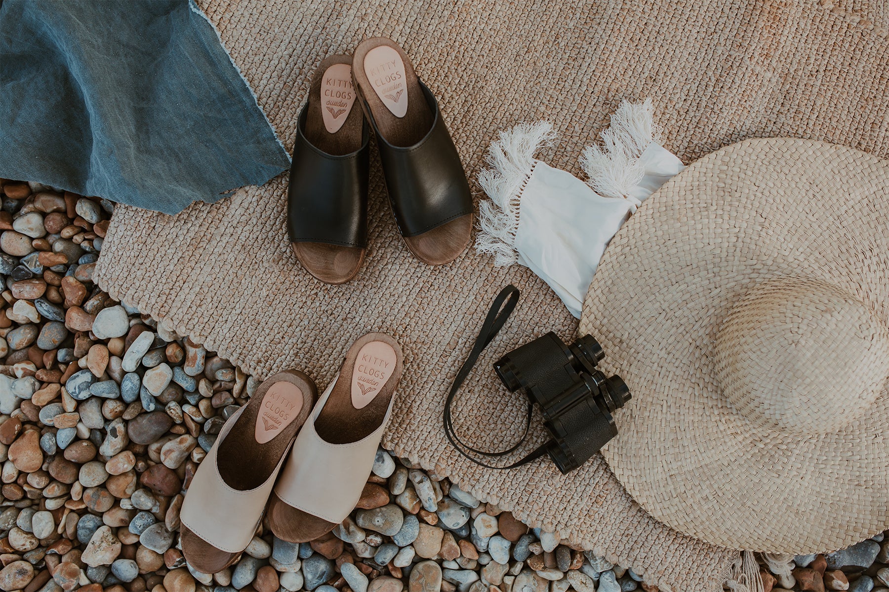 low heel clog sandal
