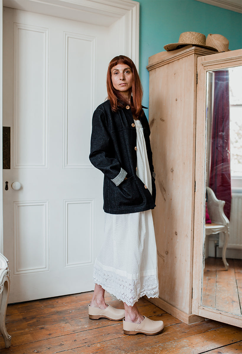 Black denim unisex KIT jacket