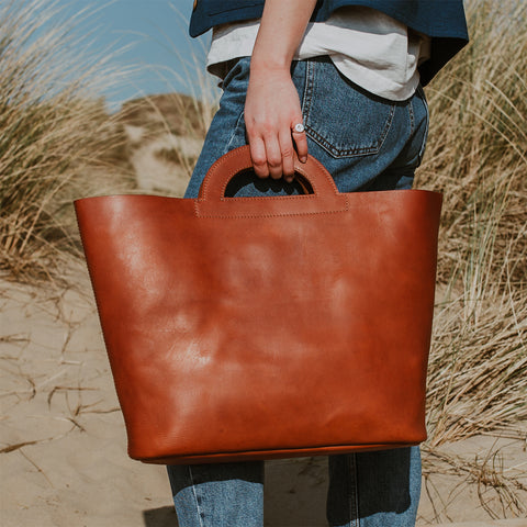 KIT X PKIRKWOOD handmade leather bucket bag