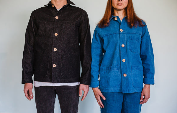 Black denim unisex KIT jacket