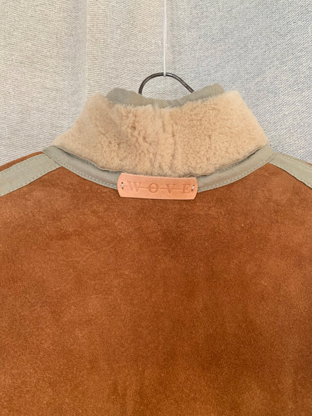 handmade reversible sheepskin waistcoat