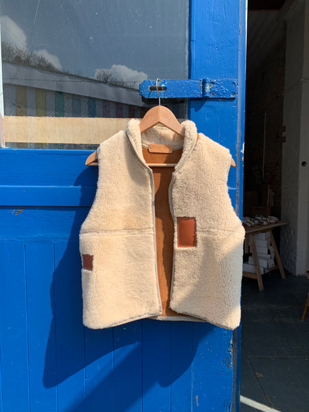 Handmade Sheepskin Waistcoat