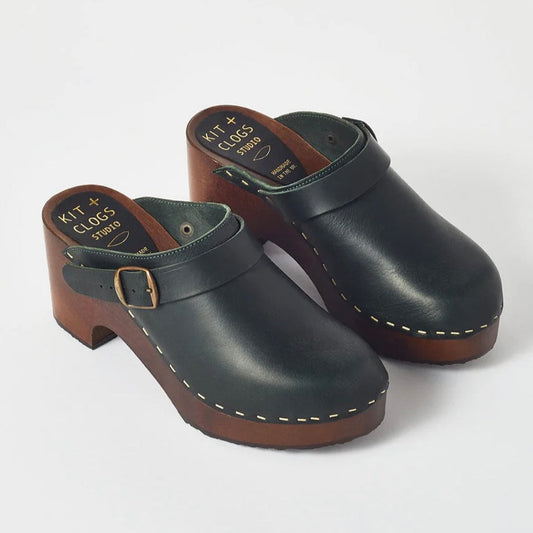 Emerald Platform Klassisk Clog with Strap