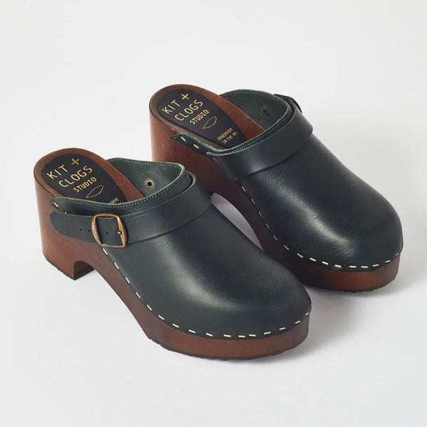 Emerald Platform Klassisk Clog with Strap